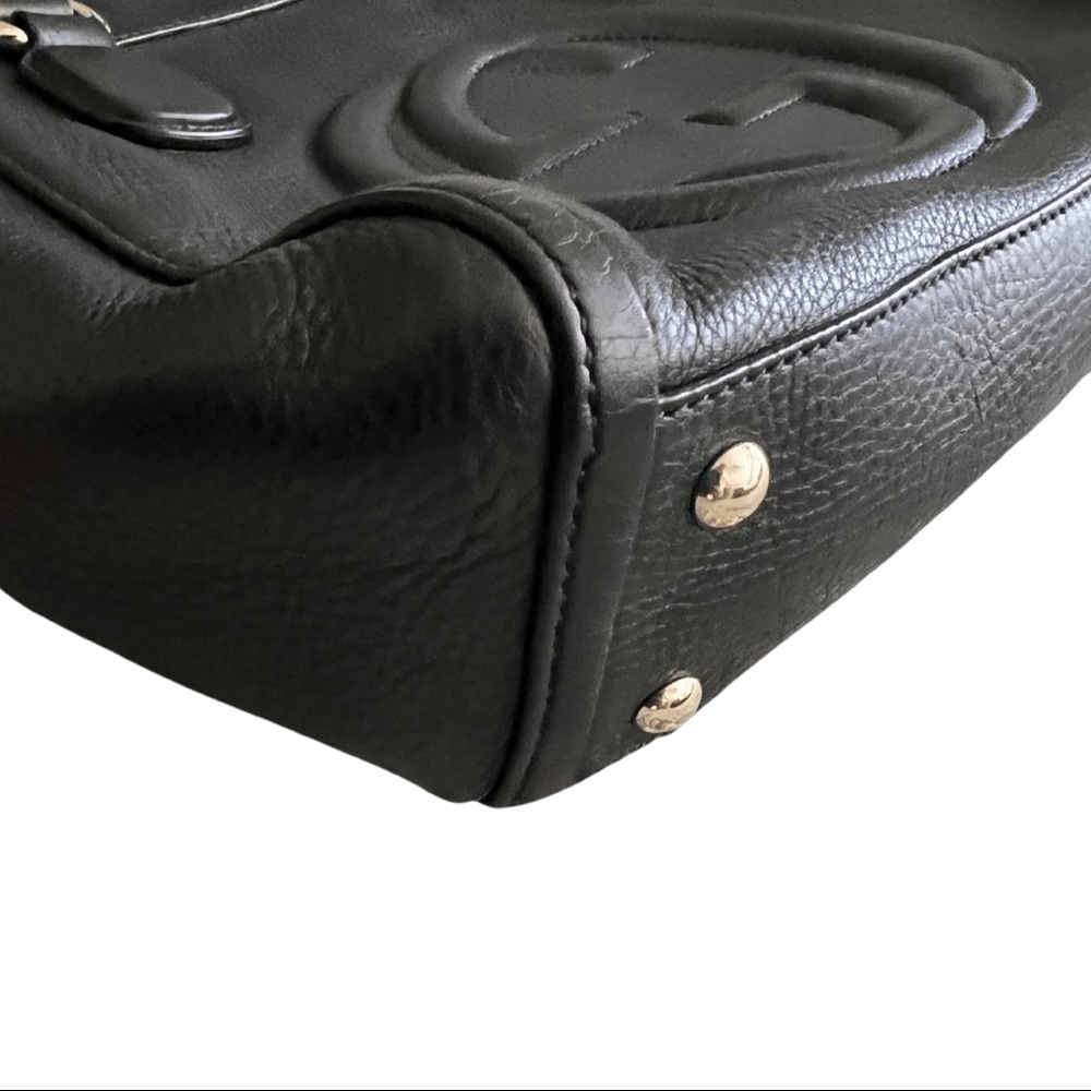 Gucci Black Lambskin Leather Soho Tote EUC with dust bag - Picture 6 of 8